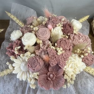 Coupe florale – parfumée monoï rosé