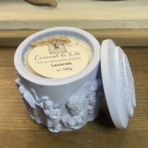 Bougie parfumée l&rsquo;ange Hope – couleur bleue