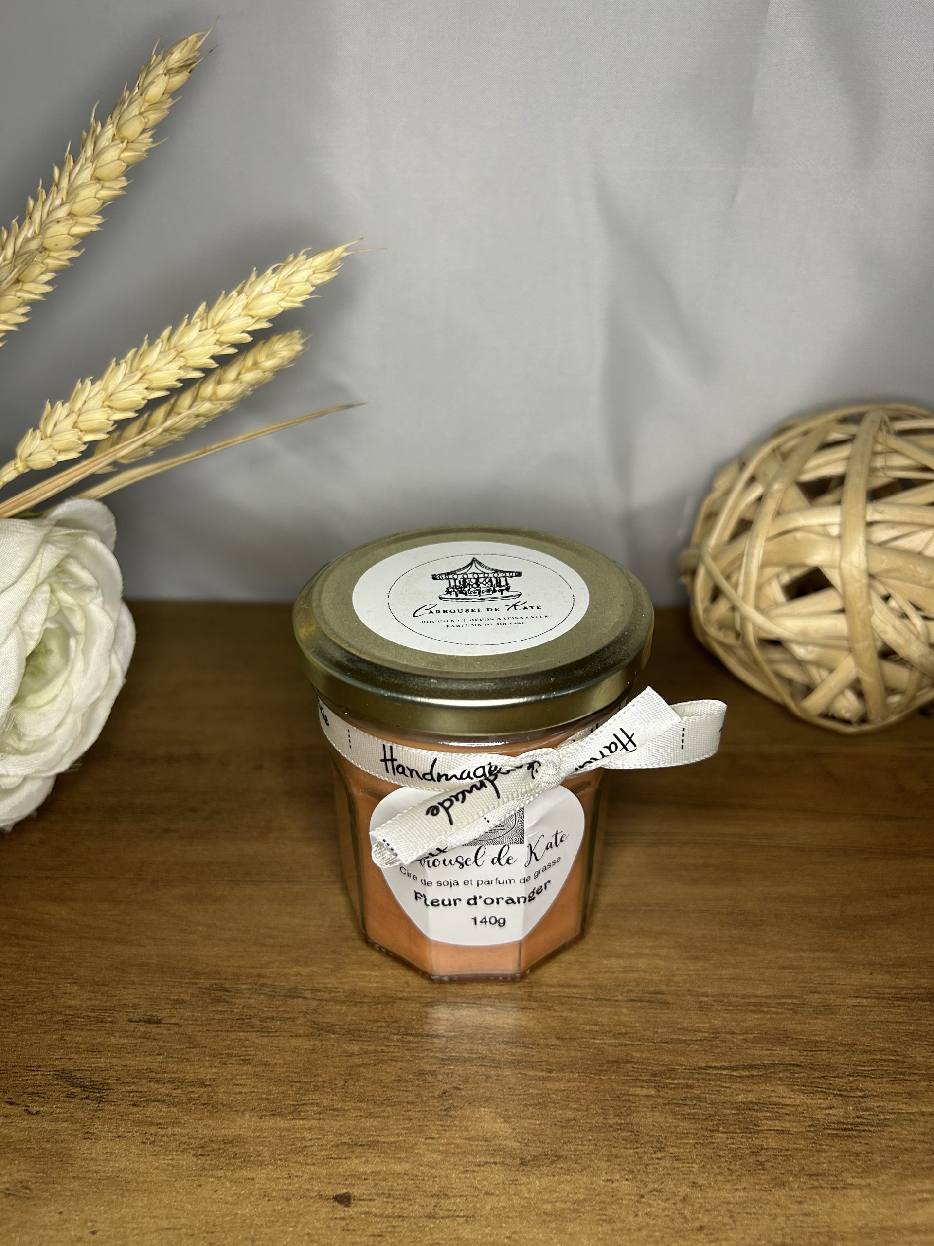 Bougie parfumée - pot de confiture