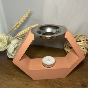 Brûleur à fondant hexagonal – couleur terracotta