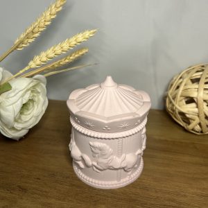 Bougie Petit Carrousel – couleur rose