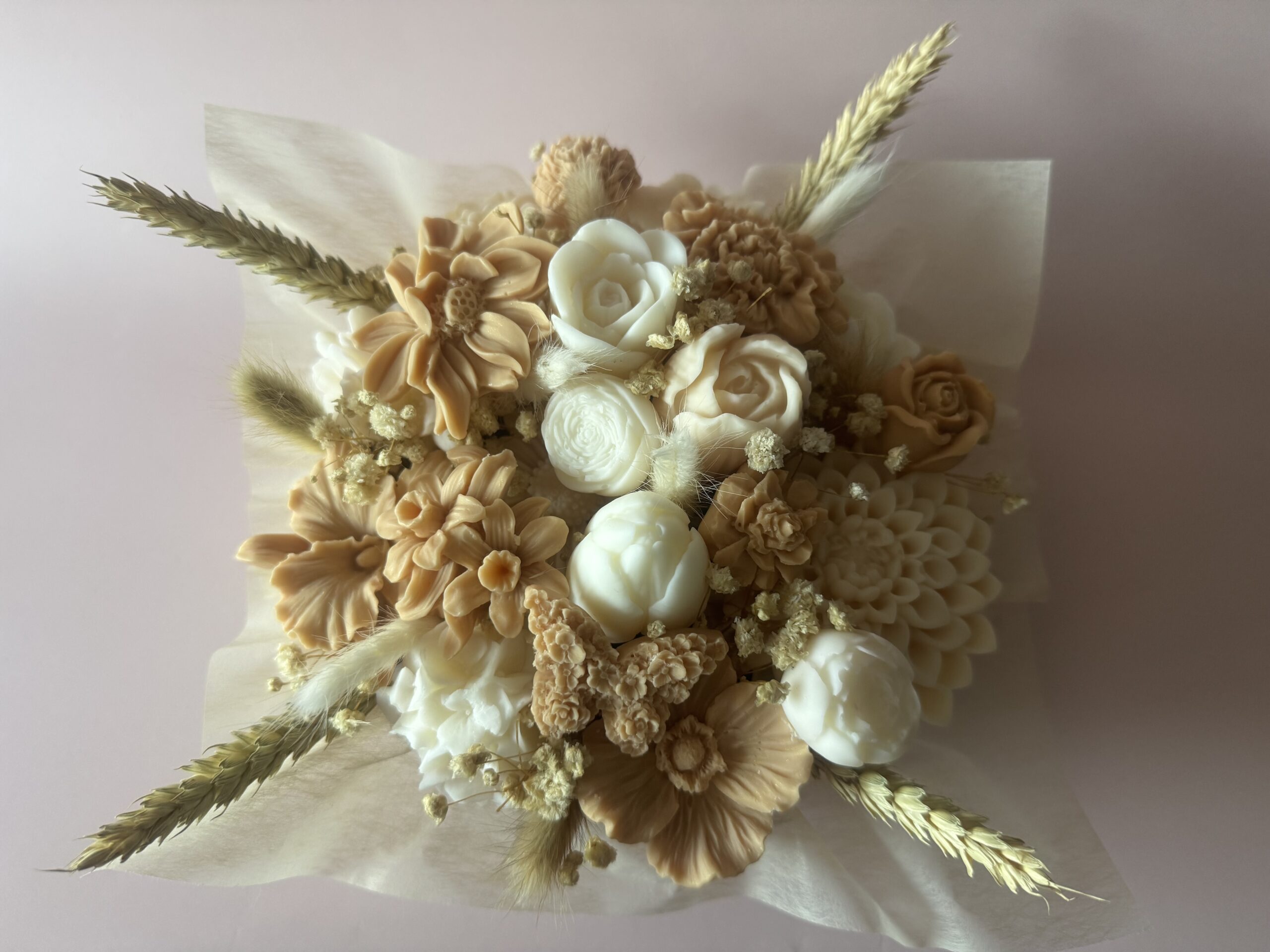 Coupe florale - parfumée « fleur de coton «