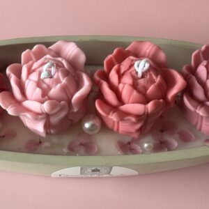 Barque roses - 270g parfumée « fleur des îles »