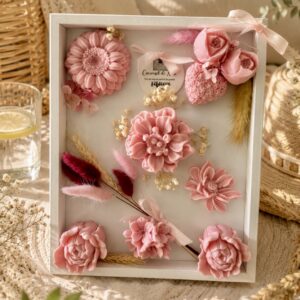 Cadre fleuri 22×27 cm 270g – parfumée « hibiscus  »