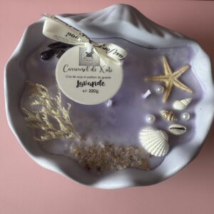 Coquillage et bord de mer – 220g parfumée «lavande »