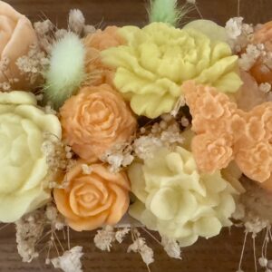 Barque roses – 270g parfumée « fleur d’oranger »