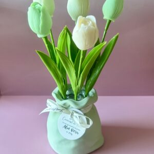 Vase tulipes 180g – parfumée «aloé vera »