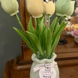Vase tulipes 180g – parfumée «citron vert »