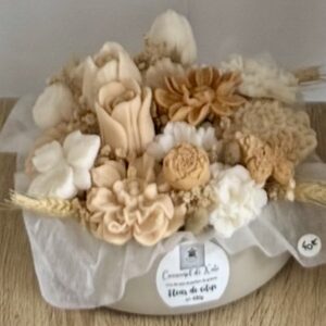Coupe florale 430g – parfumée «fleur de coton »