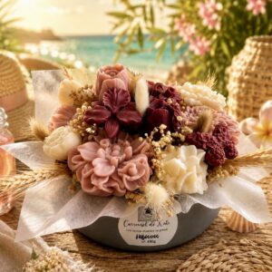 Coupe florale 430g – parfumée «hibiscus »