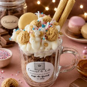 Mug gourmand – 260g bougie parfumée « café du Brésil »