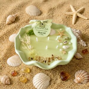 Coquillage et bord de mer – 220g parfumée «citron vert »