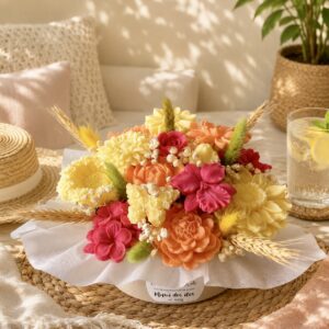 Coupe florale 430g – parfumée «monoï des îles »
