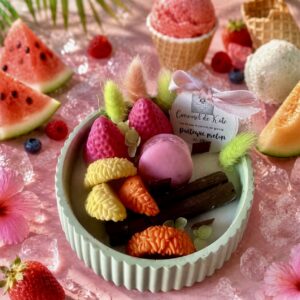 Petite coupe de fruit – 250g parfumée « pastèque melon »