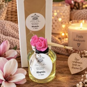Diffuseur d’ambiance + bâtons 100 ml « magnolia »