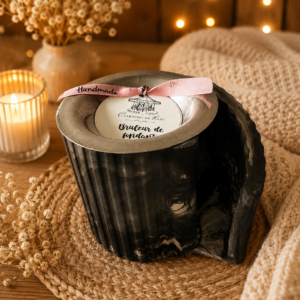 Brûleur à fondant tour – marbré noir