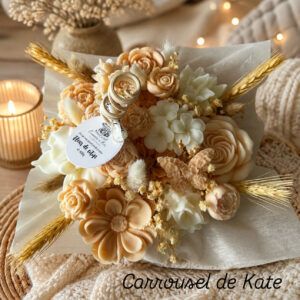 Coupe florale 430g – parfumée «fleur de coton »