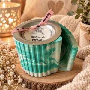 Brûleur à fondant tour – marbré vert