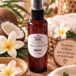 Brume textile 110 ml parfumée « Monoï »