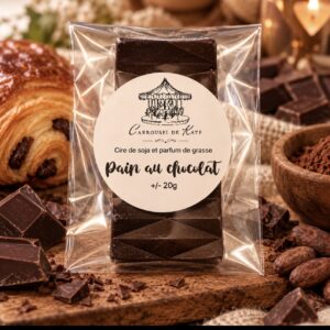 Fondant tablette 20g parfumé «pain au chocolat »