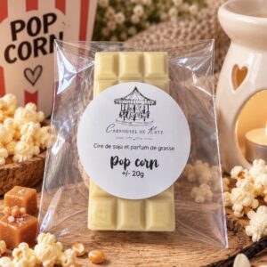 Fondant tablette 20g parfumé «pop corn »