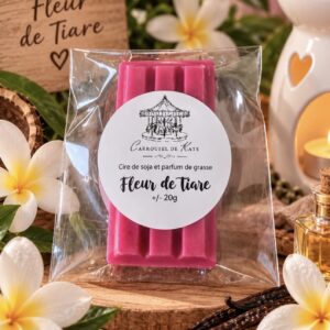 Fondant tablette 20g parfumé «fleur de tiaré »