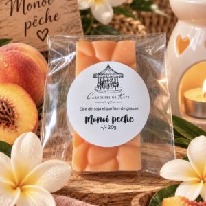 Fondant tablette 20g parfumé «Monoï pêche »