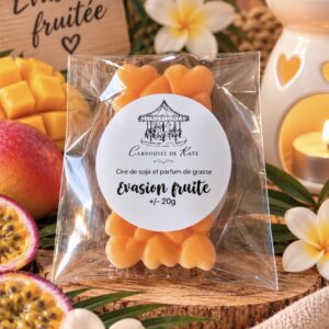 Fondant tablette 20g parfumé «Évasion fruité »