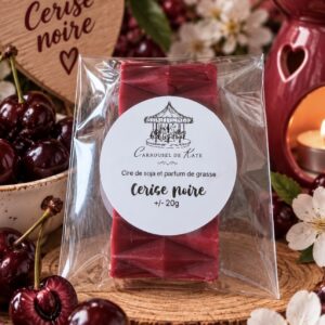 Fondant tablette 20g parfumé «Cerise noire »