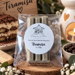 Fondant tablette 20g parfumé «Tiramisu »