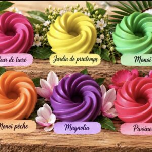 6 fondants fleuris parfumés 20g pièce