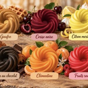 6 fondants gourmands parfumés 20g pièce