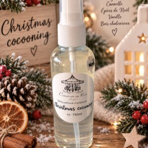 Spray d’ambiance 110ml parfumé Noël « Christmas cocooning »