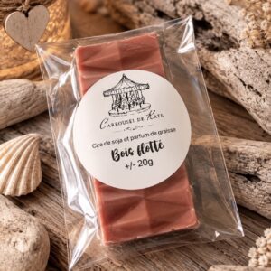 Fondant tablette 20g parfumé «bois flotté »