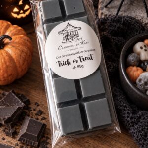 Fondant tablette 55g parfumé «Trick or treat »