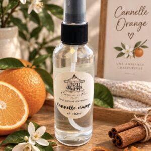 Spray d’ambiance 110ml parfumé Noël « cannelle orange »